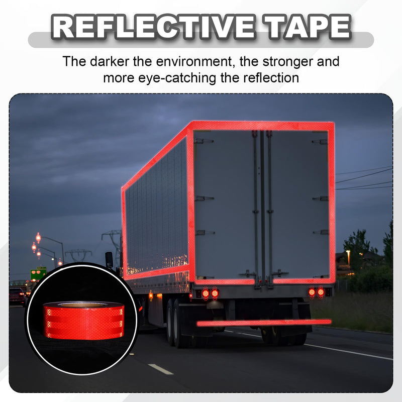 PATIKIL Reflective Tape, (2 Inch x 82 Feet,Fluorescent Yellow), Warning Safety Tape High Viscosity Safety Reflective Tape Outdoor Waterproof, Suit for Bike/Trailers/Cars Ships Fluorescent Yellow