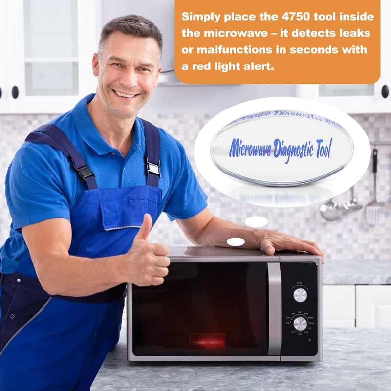 [Australia - AusPower] - 4750 Microwave Diagnostic Tool - Microwave oven safety tester for Home/Commercial Microwave Oven Inspection (Circle) 