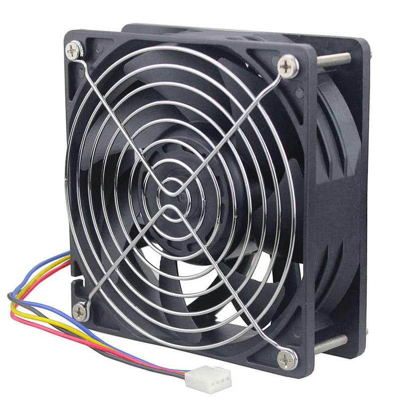 [Australia - AusPower] - Wathai 12038 120mm x 38mm PWM Computer PC Case Fan 12V 4pin 5300rpm 230 CFM High Airflow Duall Ball CFM FG DC Brushless Cooling Fan 12V 4Pin Ball 