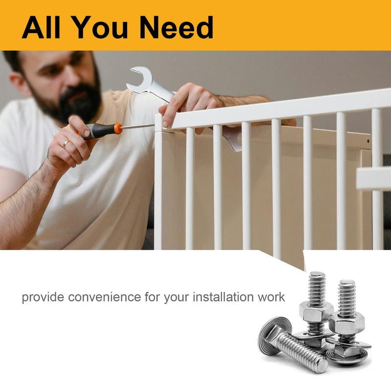 [Australia - AusPower] - 25Pcs Carriage Bolts 1/4-20x1-1/2 Inch, 304 Stainless Steel Full Thread with Round Head Square Neck, Hex Nuts & Washers for Woodworking, Furniture, and Outdoor Projects 25Pcs 1/4-20x1-1/2 