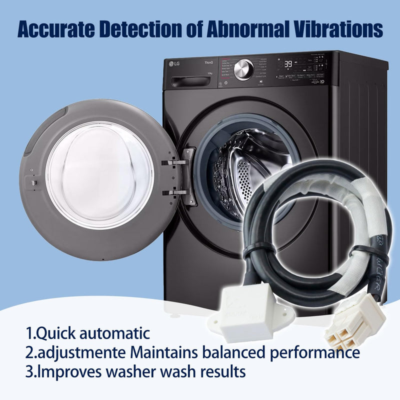 [Australia - AusPower] - EBD48922810 Washing Machine Vibration Sensor Fit for LG WM3555HWA/00 WM1455HWA/00 Washer Balance Sensor Switch 3D Sensor CY120 Part for WV10-1410W WV10-1412B WV10-1412W WV5-1408W WV10-1410B 