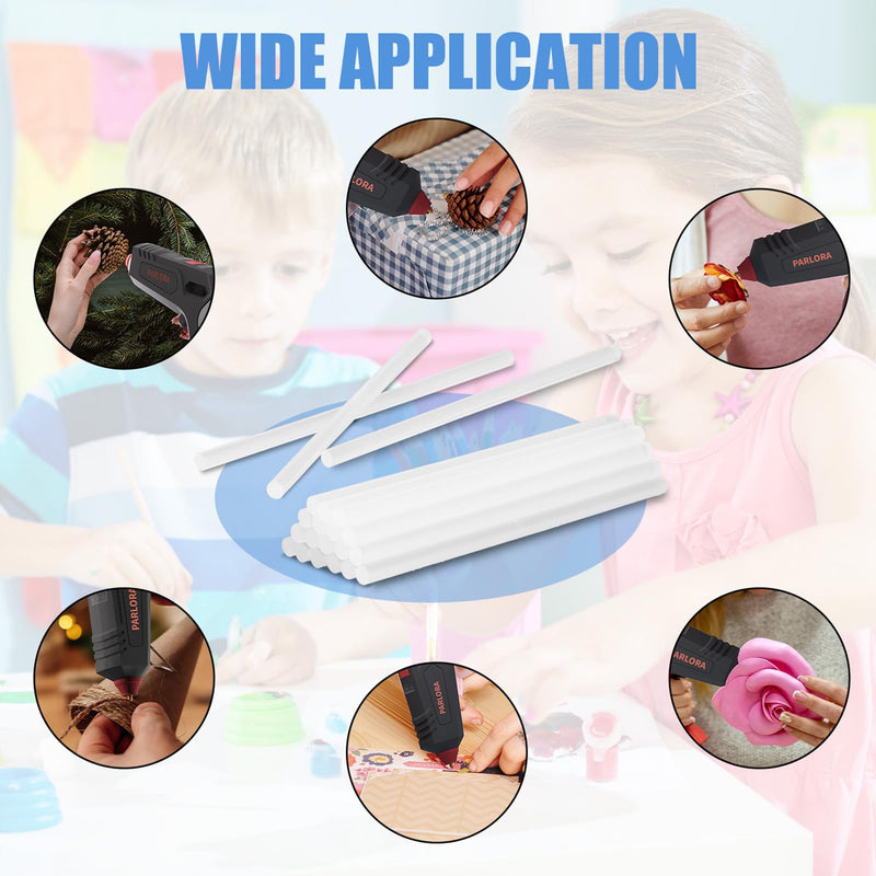 [Australia - AusPower] - Hot Glue Sticks, Mini Size, 6" Long x .27" Diameter, 50 Count, Clear, for Kids Adults DIY Art Craft Gluing Repairing Sealing Festival Home Decoration Clear?50 Pack? 