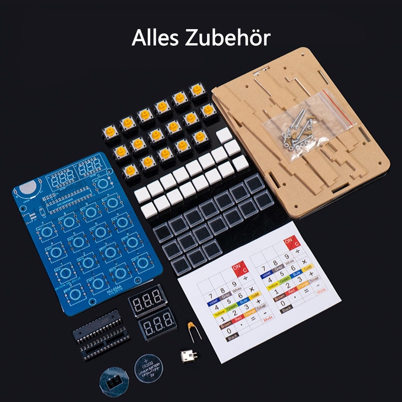EIELE Resistance Calculation Soldering Exercise Set Projects for Soldering Practice Transparent Housing (Soldering Required)