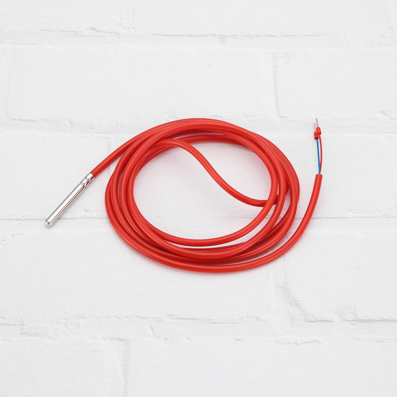 [Australia - AusPower] - 2pcs Waterproof NTC10K Thermistor Temperature Sensor Probes -50°C to +200°C Suitable for Heating and Controlling Solar Systems Heating Air Conditioning Ventilation Technology 2m Wire 