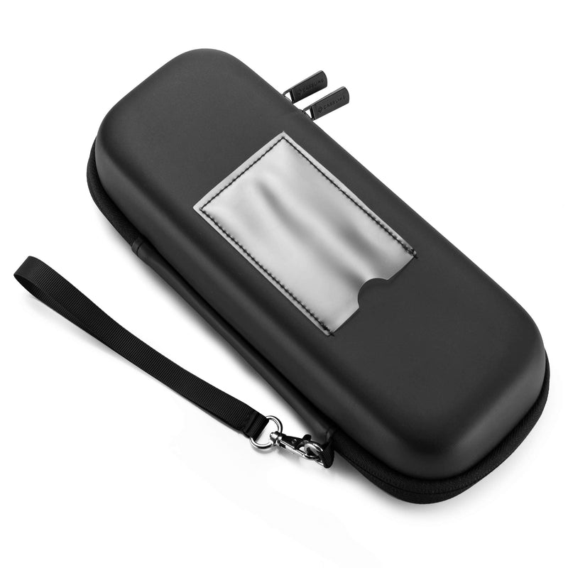 [Australia - AusPower] - Caseling Hard Stethoscope Case Compatible with 3M Classic III, Lightweight II S.E, Cardiology IV Diagnostic, includes ID Slot and Mesh Pocket for Nurse Accessories (Black - Pu Leather) Black - Pu Leather 