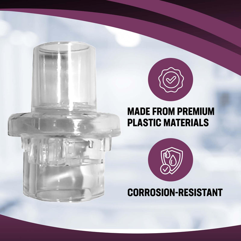 [Australia - AusPower] - Ambu Kemp USA Durable One Way Replacement Valve for CPR Mask - Essential First Aid Kit Equipment, Survival Gear - Emergency Supplies for Experts (10) 10 