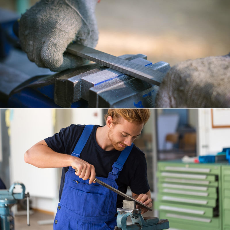 [Australia - AusPower] - HARFINGTON Farmers Own Files 10 Inch High Carbon Steel Single Cut Flat Hand Rasp File for Deburring and Removing Material 