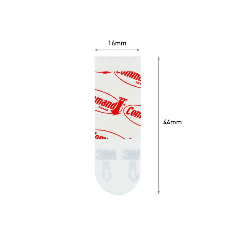 [Australia - AusPower] - Command Poster Strips, Damage Free Hanging Poster Hangers, No Tools Wall Hanging Strips for Posters, 48 White Command Adhesive Strips 48 Strips 