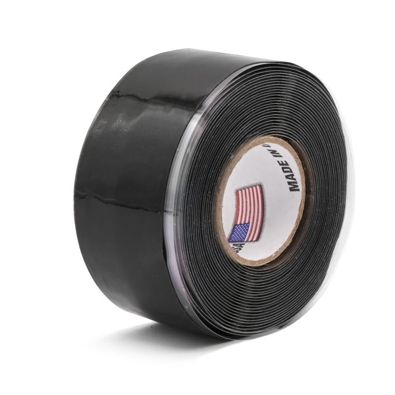 Design Engineering Quick Fix Tape 1" x 12' Roll Self-Curing, Waterproof Silicone Insulation Tape, withstands Extreme temperatures, for Multi-use Repairs