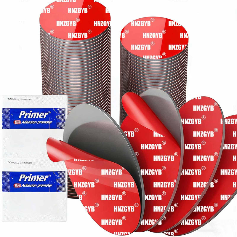 Double Sided Tape Automotive Heavy Duty, 40pcs 5952 Adhesive Pad, 2" X 2" Circles, Sticker Strong Adhesive Tape Waterproof Foam Tape for Home Decoration 2in * 2in Circles