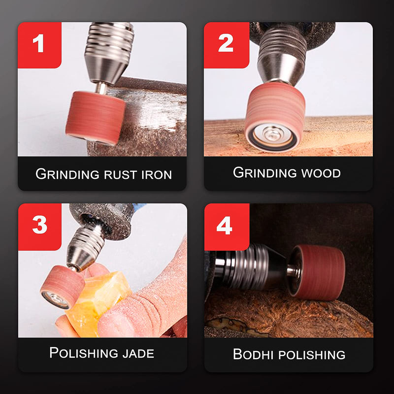 [Australia - AusPower] - 239pcs Sanding Drums Set,Rotary Tool Sanding Drums, Sanding Bits Sander Accessories for Dremel Rotary Tool Drill Woodworking 80grit,240grit,600grit 80grit?240grit?600grit 