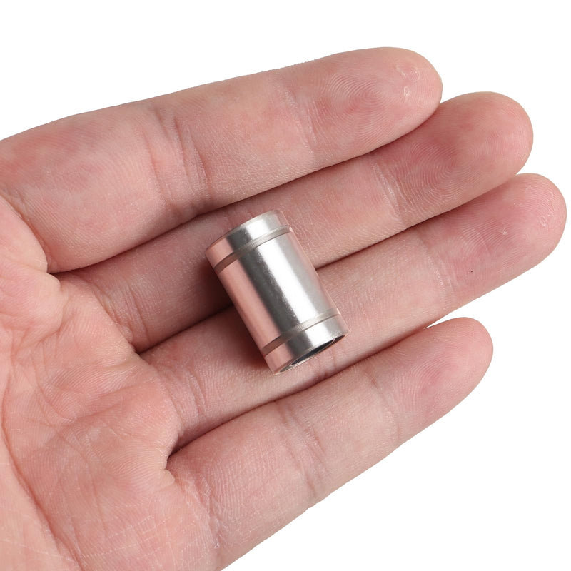 [Australia - AusPower] - 12PCS LM8UU Linear Ball Bearings, 8mm Bore Dia Linear Motion Bushing with Double Side Rubber Seal Great for CNC Machine 3D Printer 12 