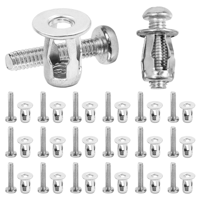 [Australia - AusPower] - EMVANV 20 PCs Hollow Door Anchors,Hollow Metal Cavity Fixing Hollow Wall Anchors for Aluminium Cladding Sheet Steel Pipe, Iron Sheet and Hollow Plastic Sheet(Silver) Silver 
