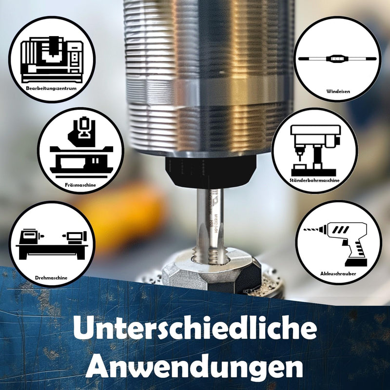 Tap Cutter M2-M36 | Short Tap | Fine Thread Finishing Tap - M5 x 0.8 M5 x 0,8