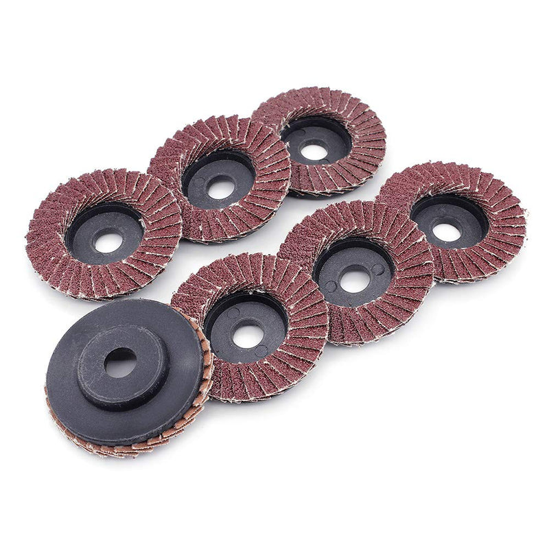 [Australia - AusPower] - Yuhtech 21 pieces 50 mm 2 inch serrated discs, 80 grit sanding discs, grinding discs, grinding discs 