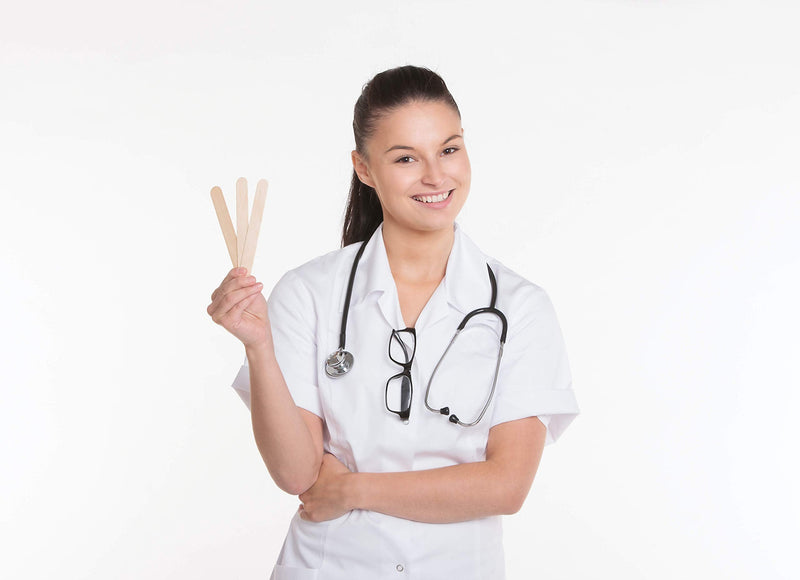 [Australia - AusPower] - Perfect Stix Wooden Tongue Depressors (Pack of 100ct) Non Sterile. Birchwood Tongue Depressors. 6 Inches 