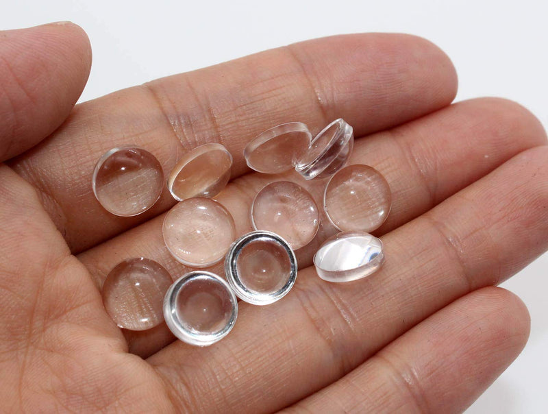 [Australia - AusPower] - 10pcs x 10MM LED Optical Lens Smooth Convex Lens for 1W 3W LED Lens 
