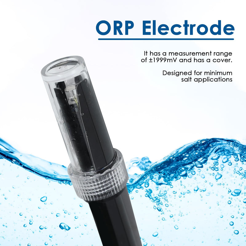 [Australia - AusPower] - ORP Electrode Probe ORP Instruments Controllers with BNC Connector for Water Quality Monitoring/Chemical/Wastewater Treatment(2M) 