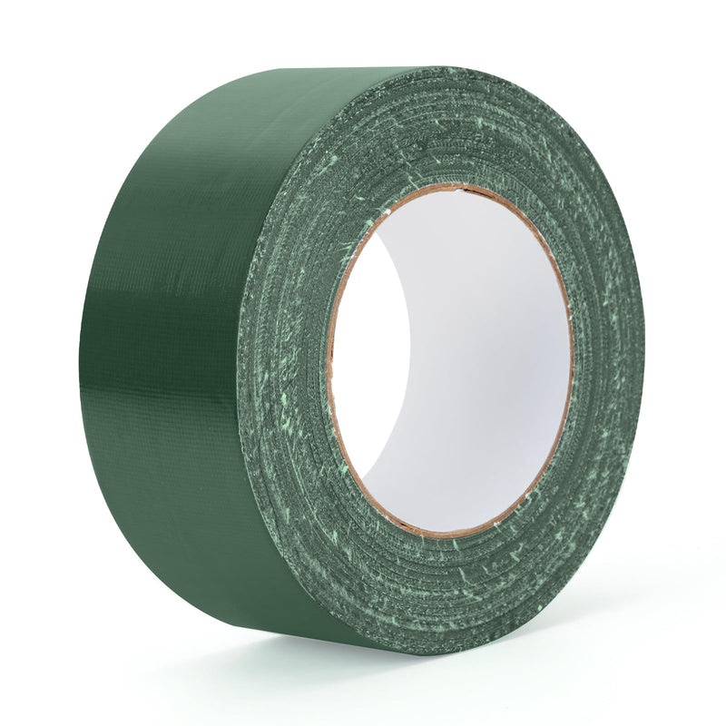 Green Duct Tape Heavy Duty Waterproof, 40 Yards X 2 Inch, 9 Mils Thickness Strong Adhesive Sticky, No Residue, Easy Tear by Hand for Home Repairs Indoor Outdoor Crafts Packing HVAC and Construction 40 Yards/Roll X 1 Roll Green 2 Inches Width