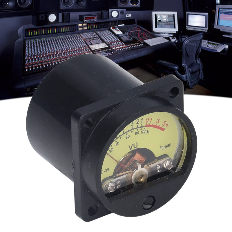 [Australia - AusPower] - VU Meter, VU Meter Vibration Static Proof Amplifier Volume Level Meter With Backlight VU Panel Meter Plastic Iron VU Meter, Sound and Noise Meters 