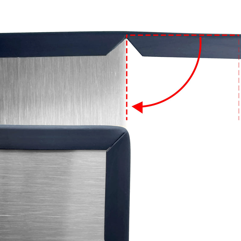 [Australia - AusPower] - Rubber Edge Trim, 1/16" U Channel Edge Trim, Edge Protector, Length 10Ft, U Shaped Gasket, EPDM Material, Black Color, Edge Protector for Sheet Metal1 Fit 1/16"- Length 10' 