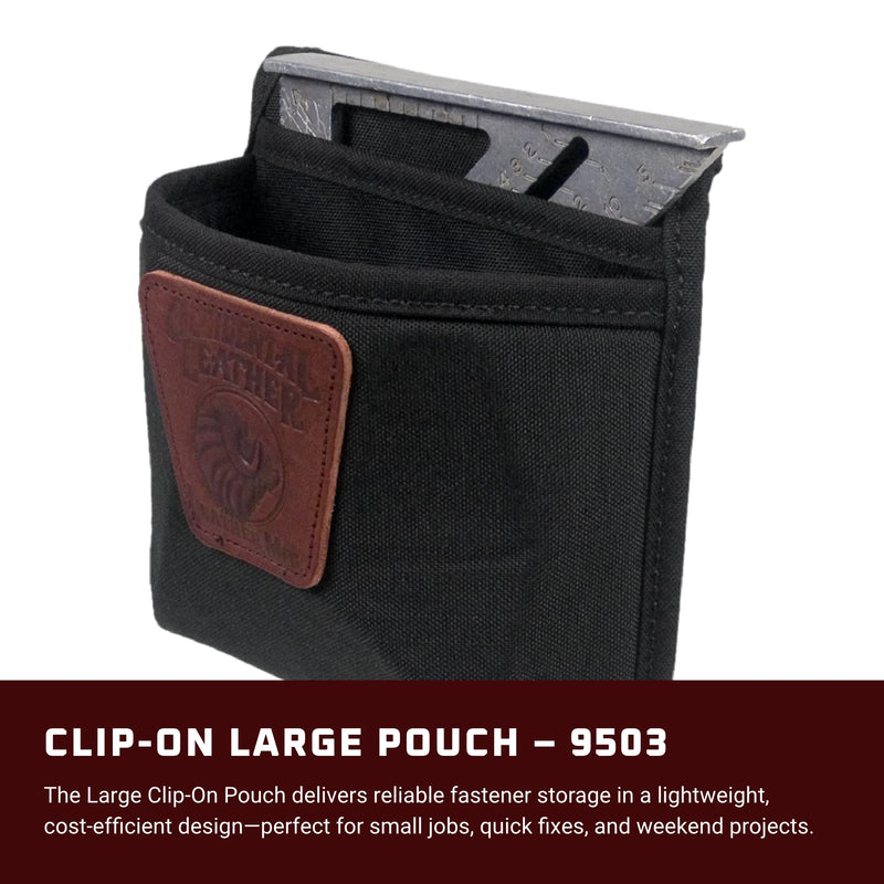 Occidental Leather Clip-On Pouch - Large - Made in USA