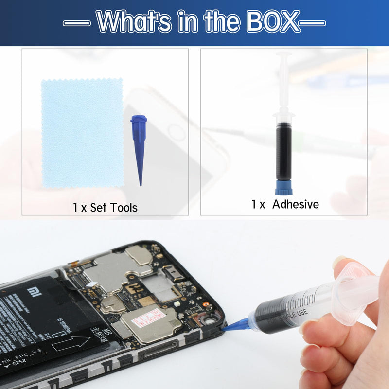 [Australia - AusPower] - RTV Silicone Adhesive Glue for Phone Screen Replacement Repair Phone Glue LCD Display Touch Screen Glue for Huawei Xiaomi Samsung Repair Tools 