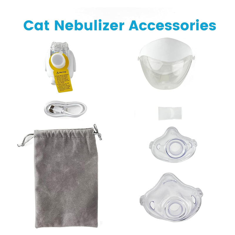 Cat Nebulizer and Inhaler mask for Cats,Puppies,Small Dogs S
