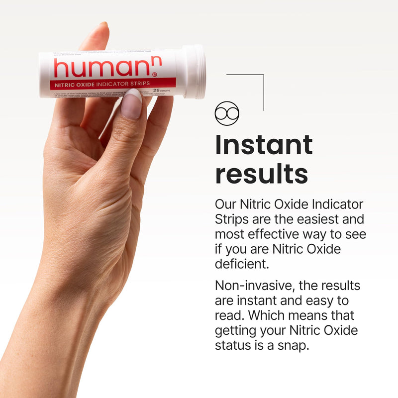 [Australia - AusPower] - Humann - Nitric Oxide I Indicator Strips - Test salivary Nitrite Levels - 1 Tube of 25 Strips 