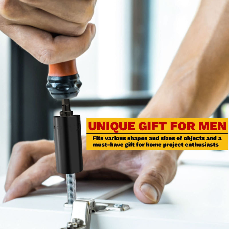 [Australia - AusPower] - Universal Socket Tool, Super Socket Unscrew Any Bolt, Adjustable Socket Drill with Adapter, Fathers Day Dad Gifts from Daughter Wife Son, Gifts for Him, Men, Kids, Boyfriends, 2 PCS, Black 2 Set 