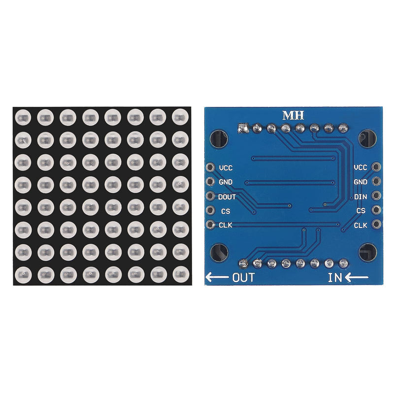 5PCS MAX7219 8x8 Dot Matrix LED Display Module 5V MCU Control MAX7219 88 LED Dot Matrix DIY Kit (B) B