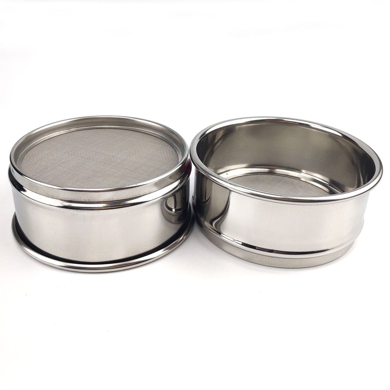 [Australia - AusPower] - 200 Mesh Lab Sieves, Test Sieve #200 Mesh, 4'' Diameter, 304 Stainless Steel Wire Cloth (0.075mm) 200 mesh (0.075mm) 