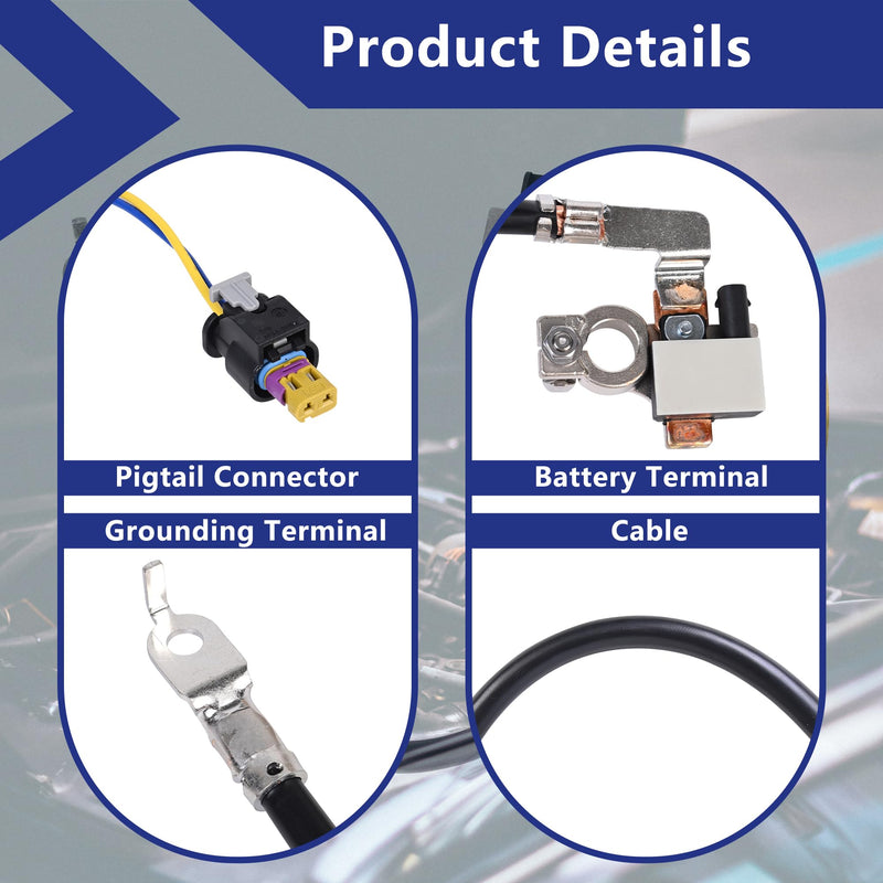 Negative Battery Cable Sensor for Ford Focus 2013-2018 Ford C-Max 2013-2018 Escape 2013-2019 Replaces # AV6N-10C679-GB AV6Z-10C679-P AV6N-10C679-BF