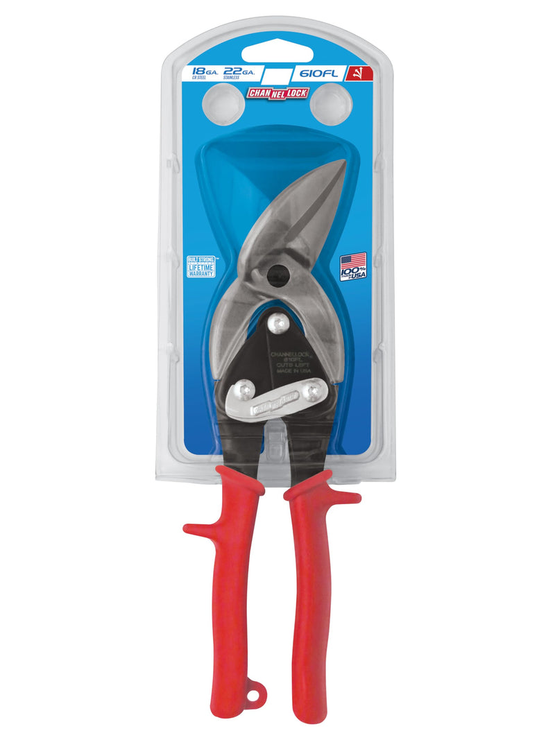 [Australia - AusPower] - Channellock - 10 Aviation Snip (610FL) Offset Left Cut 