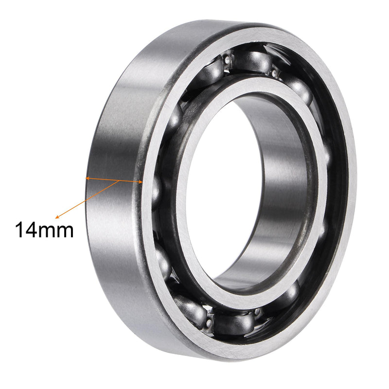 [Australia - AusPower] - uxcell 6007 Deep Groove Ball Bearings 35mm Bore 62mm OD 14mm Thick C3 Open Type Chrome Steel 35x62x14mm 