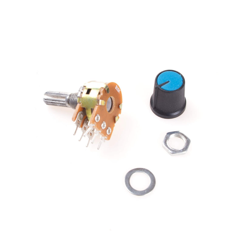 [Australia - AusPower] - ANGEEK WH148 B50K Dual Stereo 6-Pin Potentiometer with Nuts and Discs Pack of 10 
