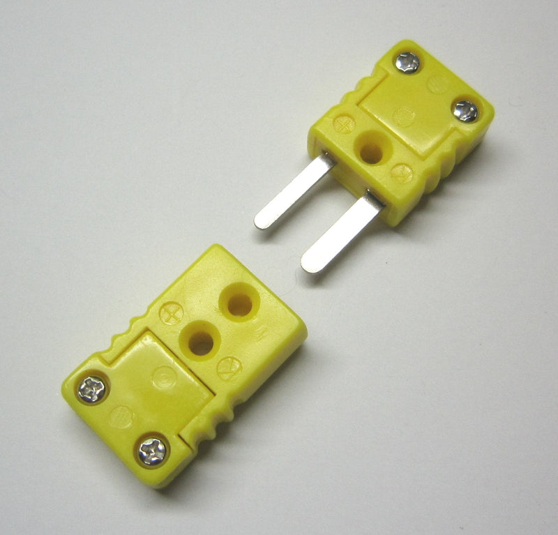 [Australia - AusPower] - Mini K-Type Thermocouple Wire Connector, Cable Connector, 5 Sets Pairs Male and Female Type K Plugs 