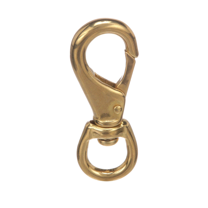 Seachoice Swivel Eye Snap, Cast Brass, Various Sizes Size #1 3-1/4 In. Long