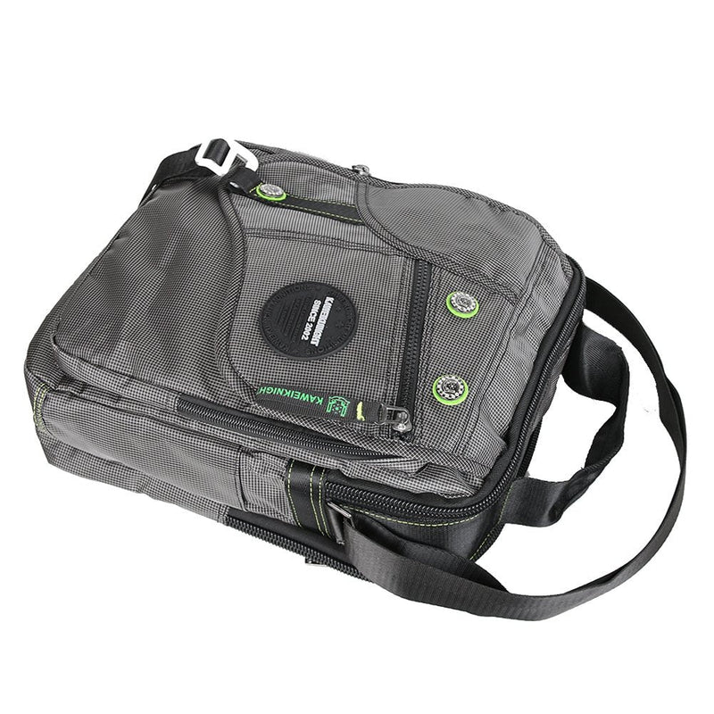 [Australia - AusPower] - Vertical Messenger Bag, Crossbody Bag, Shoulder Bag Work Satchel for iPad Tablet Kindle Large-gray 