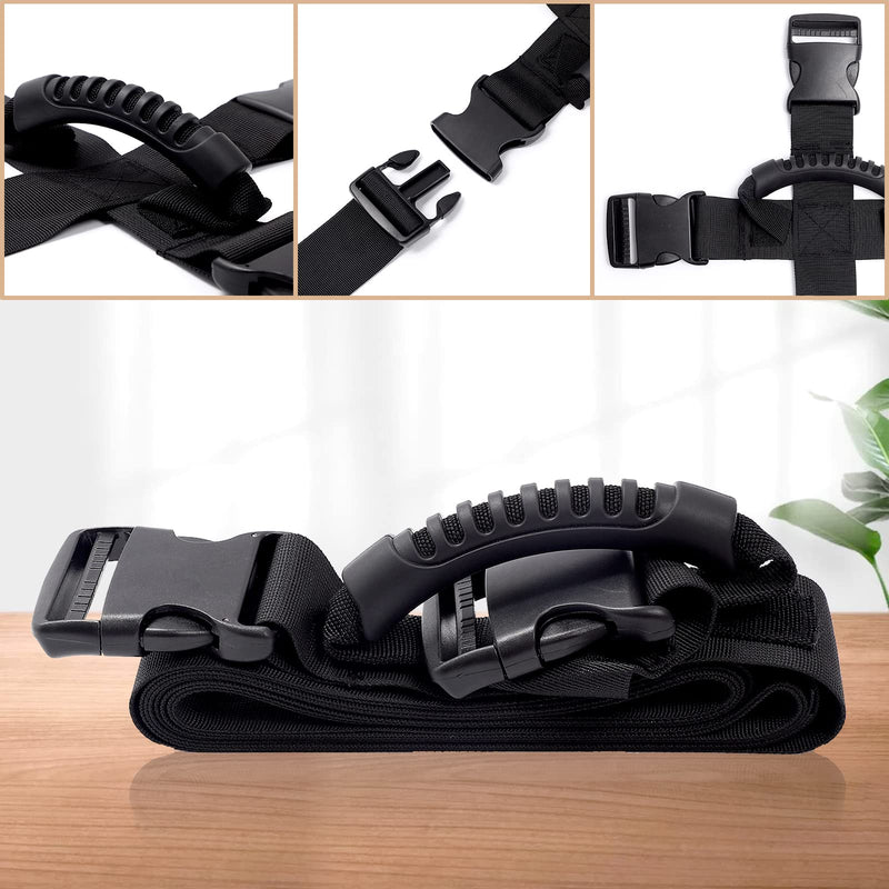 [Australia - AusPower] - Box Carrying Strap with Handle, Handheld Belt for Safely Moving and Lifting Heavy Boxes, Adjustable Belt, Cross Style Carry Straps, Suitable for Groceries, Luggage(118.1 inch) 118.1 inch 