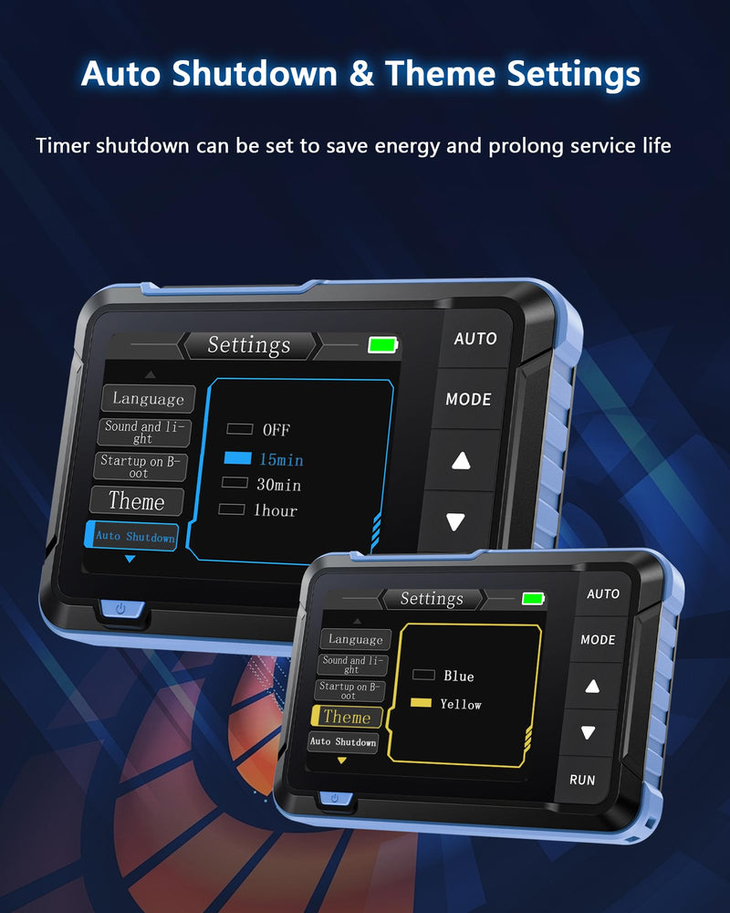 [Australia - AusPower] - DSO153 Oscilloscope, Portable Car Oscilloscope, 5MS/s High Sample Rate, 1M Bandwidth, Digital Handheld Oscilloscope with 0-10KHz Signal Generator, 14 Waveforms, Automatic Shut-Off, P6100 Probe Head DSO153 