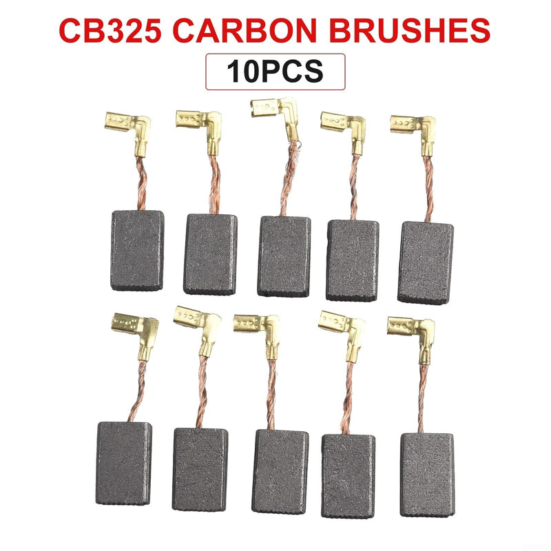 [Australia - AusPower] - 10 Carbon Brushes CB 325 CB325 CB 325 Replacement Long Life 
