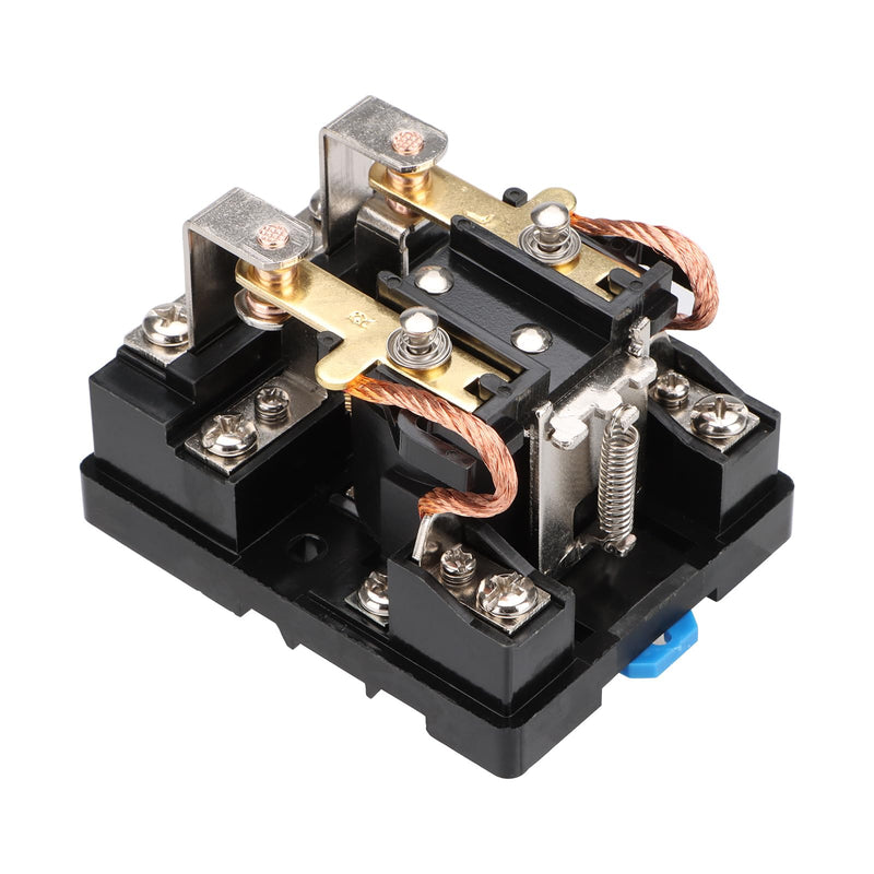 [Australia - AusPower] - 2Pcs High Power Relay JQX-62F-2Z, Coil Voltage AC 220V 80A, DPDT 2NO 2NC, Electronmagnetic Relay, 35mm Rail Mount (AC 220V, 2) 
