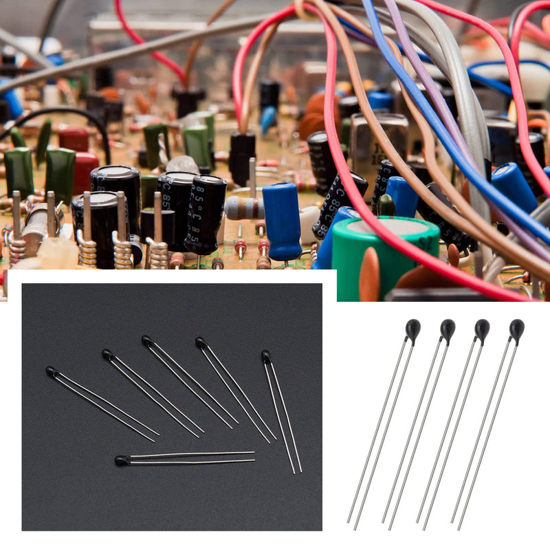 [Australia - AusPower] - zalati NTC Thermistor Resistors 40pcs MF5A-3 Temperature Sensors for Thermal Protection Circuits in Electrical Appliances - 20pcs 10K & 50K Ohm 