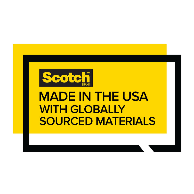 Scotch Heavy Duty Shipping Packing Tape, Clear, Shipping and Packaging Supplies, 1.88 in. x 27.7 yd., 1 Tape Roll with Dispenser 1 Roll