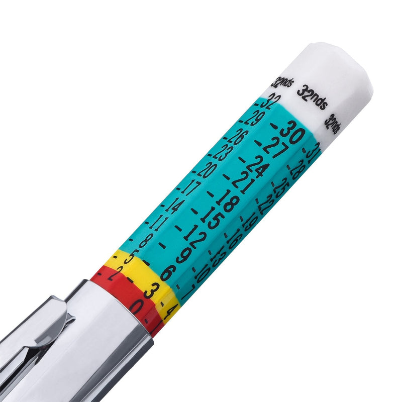 [Australia - AusPower] - Xuhal 20 Packs Tyre Tread Depth Gauge Color Coded Tire Depth Gauge Tool Tire Tread Accurate Measurement Tools 