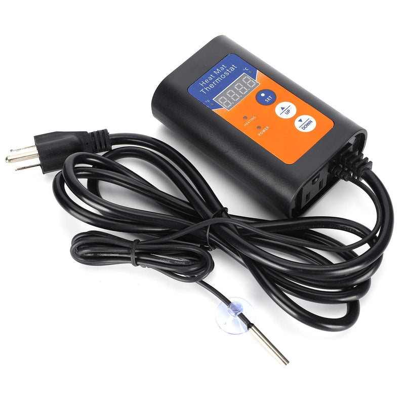 [Australia - AusPower] - LiebeWH Digital Temperature Controller 1000W with LCD Display for Reptile Terrarium and Home Brewing 