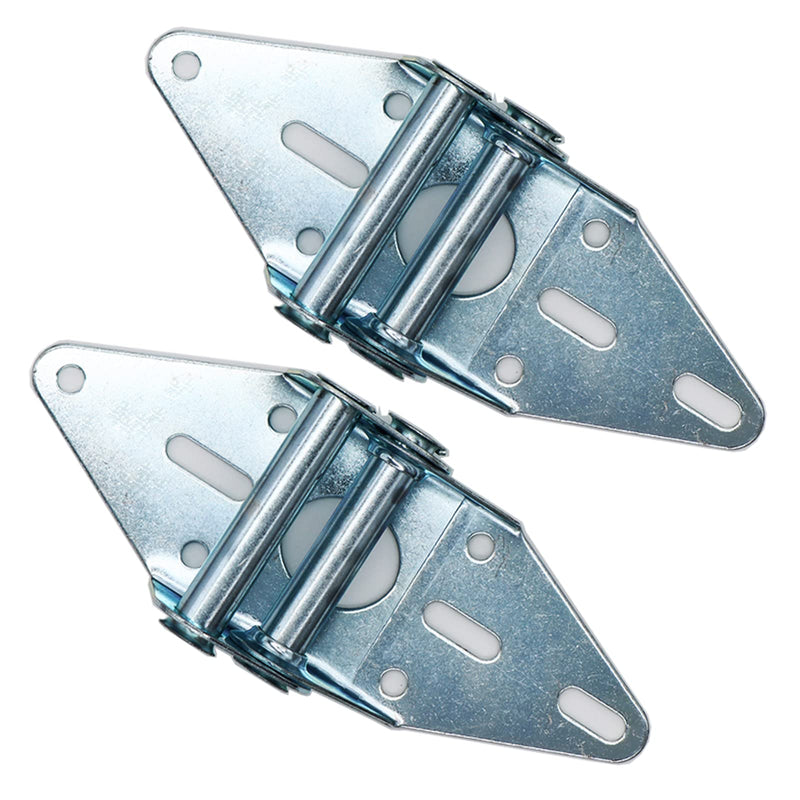 [Australia - AusPower] - 2 Packs Garage Door Hinges #3 with Galvanized Finish - Heavy Duty 14 Gauge Steel, Suitable for Residential/Light Commercial Garage Door Replacement 