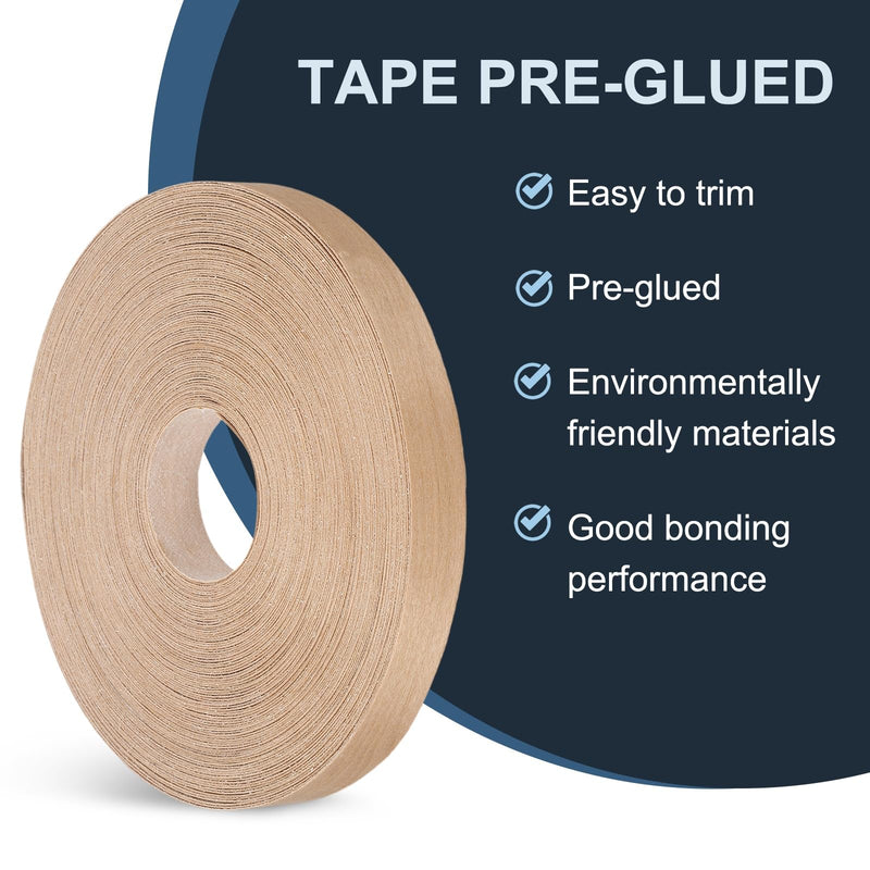 PATIKIL Cherry Edge Banding, 3/4 Inch x 100 ft Wood Veneer Tape Pre-glued Flexible Plywood Edge Banding with Hot Melt Adhesive for Furniture Restoration
