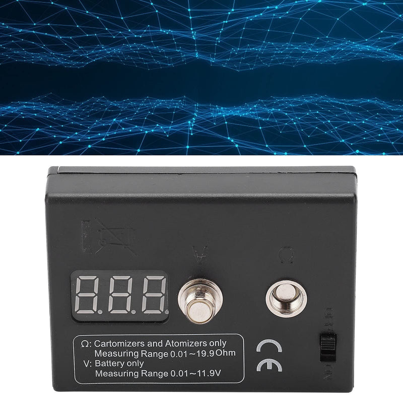 [Australia - AusPower] - Wire OHM Meter, 0.01-20? Testing Range Coil Resistance Tester Digital Display for DIY 